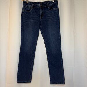 Kut From the Kloth Catherine Boyfriend Jeans Womens 12 Dark Wash High Rise Denim